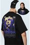Unisex Happie Than Ever Back Lettering T-Shirt, Oversize Billie Eilish Printed T-Shirt