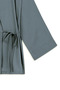 Tied Gabardine Kimono Smoked - 3