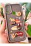 Galaxy M30S/M21 Case Designed Pattern with Camera Protection Teddy Bear Coffee Soft Silicone Cover - 4