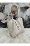 Puppy Model Long Arm Strap Women's Shoulder Bag with Makeup Bag - 2