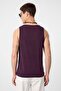 Claret Red Basic Men's Undershirt - 4