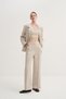 Oversize Keten Fit Blazer - 3