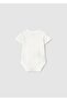 Baby Girl Short Sleeve Bodysuit White 1746 - 2