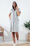 Sailor Cotton Zippered Hooded Women's Nightgown Dress
