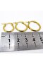 11-15-17 mm 3 women's ring steel earring set mse28 - 5