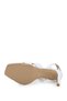 Women's Genuine Leather White Heeled Shoes - 5