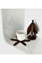 4-Piece Wooden Trivet with Stand Acacia Color Coaster - 3