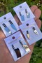 Stainless Steel Big Size Knife Earrings (2 Pieces) Mse14 - 5