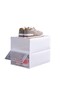 Shoe Box, Flippy, Plastic, Stackable, Front Door, 33 x 23 x 13 cm, Transparent - 5