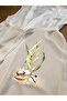 Bamboo Sleeveless Peshtemal Beach Kimono with Mussel and Seaweed Design - 2