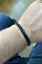 Wire Mesh Model Clamp Unisex Men's Steel Bracelet Bracelet Scb21 - 4