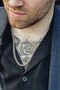 Cuban Gurmet Men's Steel Chain Necklace and Bracelet Set eck29s - 3