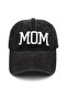 Mom & Dad Embroidery Printed Black Baseball Cap Hat /Mom and Dad Embroidered Hat/ Mom Dad Couple Hat - 2