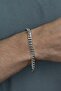 Cuban Gurmet Men's Steel Chain Necklace and Bracelet Set eck29s - 6