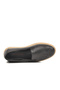 Black Genuine Leather Anatomical Women's Casual Shoes F-2036 Z - 4