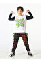 Noise checkered boy's pants + t-shirt set
