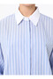 Color Blocked Striped Shirt - Blue - White - Benin - 6