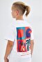 Afraid of Real Written Printed White Children's T-Shirt - 3