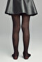 Black Pretty Crown Heart Pantyhose - 2