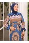 Hijab Dress - Blue - Sahra Butik - 3