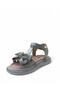 Orthopedic Girl's Preschool Silver Stone Sandals - 3