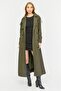 Reglan Sleeve Seasonal Lined Full Length Women's Trench Coat, Cap - 6