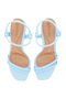 Ladies High Heel Sandals Blue | Made In Brazil - 5
