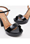 Vizzano Ladies High Heel Sandals Black | Made In Brazil - 4