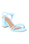 Ladies High Heel Sandals Blue | Made In Brazil