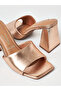 Vizzano Ladies High Heel Sandals Gold Pink | Made In Brazil - 5