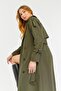 Reglan Sleeve Seasonal Lined Full Length Women's Trench Coat, Cap - 5