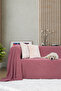 Non-Slip Seat Cover Double-Sided Microfiber Chenille 175x300 cm Rose - Cat Dog and Child Friendly