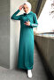 Green Medium Women's Dress - Straight 11048 - 4