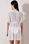 Basic White Caftan - 2
