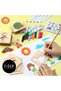 Montessori Kids Painting Educational Wooden Stencils Make Brown Toy - 8