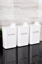 Set of 3 Self-Scaled Detergent Dispenser Box Powder-Liquid Detergent Softener Labeled 3000ml - 5