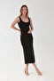 Basic Thick Strap Modal Dress - 5