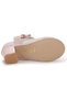 Aisha Sand Silvery Daily Girl's 4 cm Heeled Evening Dress Shoes - 5