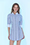 Ss6045 Corseted Shirt Dress - 2