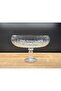 Alegre Class Linea Presentation Bowl 24-16 cm with Legs Transparent - 6