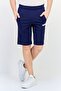 Men Sportswear Fit Running Shorts, Navy Blue