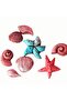 Sea-Themed 8-Piece Oyster Seashells Star Mussel Silicone Mold K-1426, Stone Powder Soap Candle Plaster Mold - 5