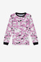 Girl's Dog Family Pink Pajama Set - 2
