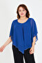 Women's Blouse with Rhinestones Chiffon Plus Size - Stylish and Modern Design - 5