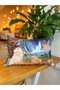 Cat Patterned Suede Double Sided Digital Printing Colorful Throw Pillow Cover - 30 X 50 cm - 6