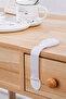 10-Pack White Baby & Child Drawer Lock No Drilling Required, Cabinet & Drawer Safety Lock - 5