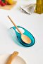 Acrylic Aquamarin Countertop Dirty Spoon Holder & Ladle Mat - 2