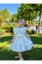 Defne Cream Vintage Baby Girl Dress, Birthday Dress, Photo Shoot Dress, Suitable for 0-7 years - 5