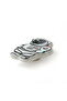 Astronaut Large Button Handle - White / Black - 2