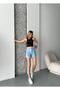 TREND TINT WASHED Aged EFFECT BAGGY JEAN DENIM BERMUDA ROLLER SHORTS - 6